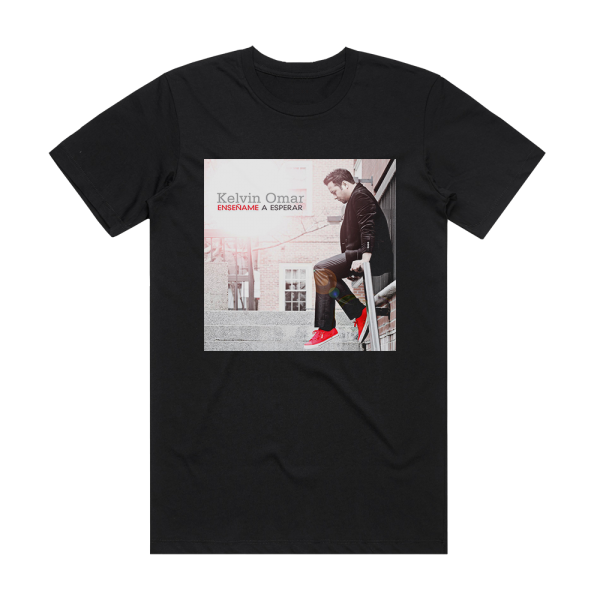 Kelvin Omar Enseame A Esperar Album Cover T-Shirt Black