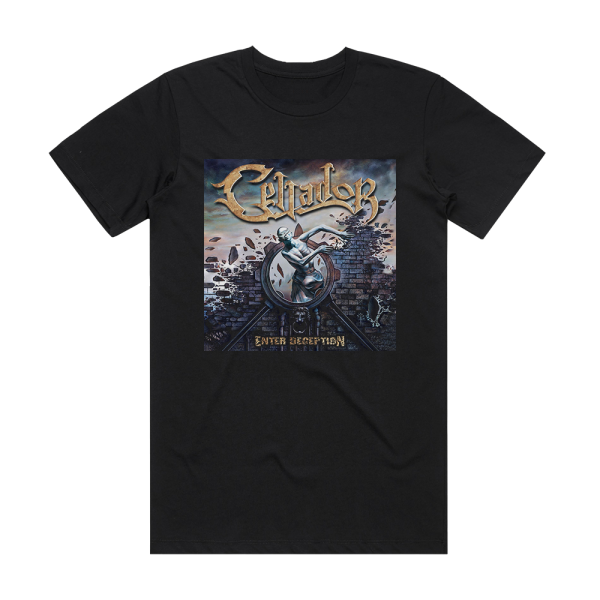 Cellador Enter Deception Album Cover T-Shirt Black