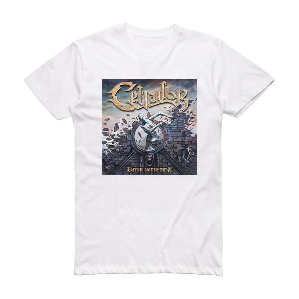 Cellador Enter Deception Album Cover T-Shirt White