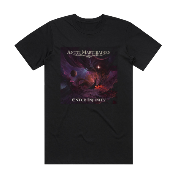 Antti Martikainen Enter Infinity Album Cover T-Shirt Black