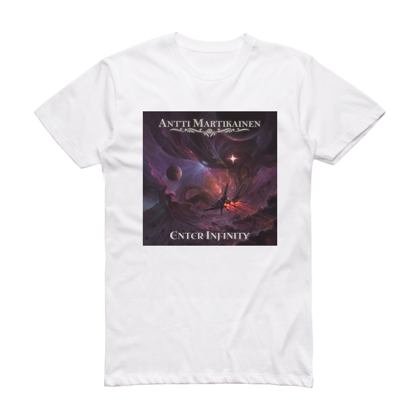Antti Martikainen Enter Infinity Album Cover T-Shirt White