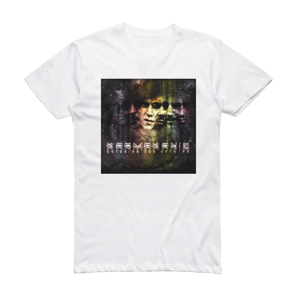 Karmakanic Entering The Spectra Album Cover T-Shirt White