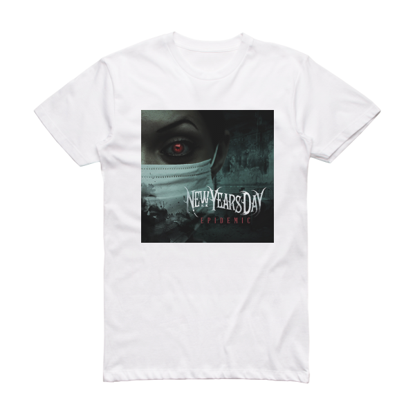 New Years Day Epidemic Album Cover T-Shirt White