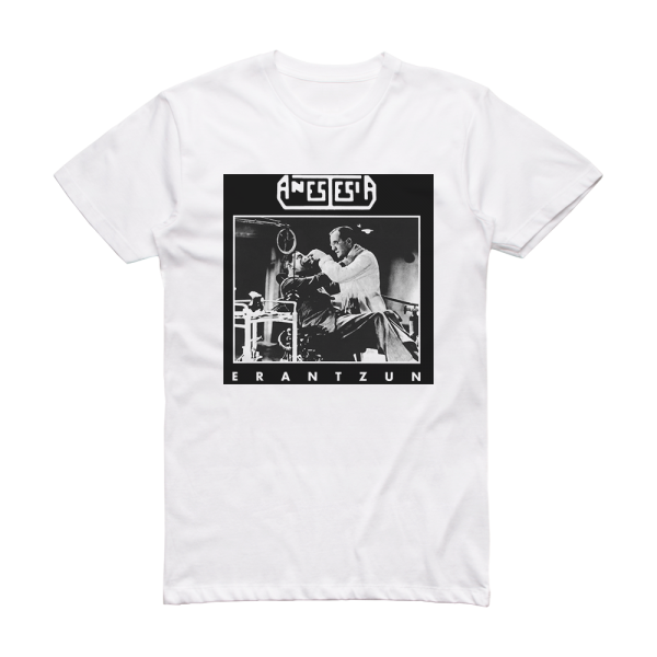 Anestesia Erantzun Album Cover T-Shirt White
