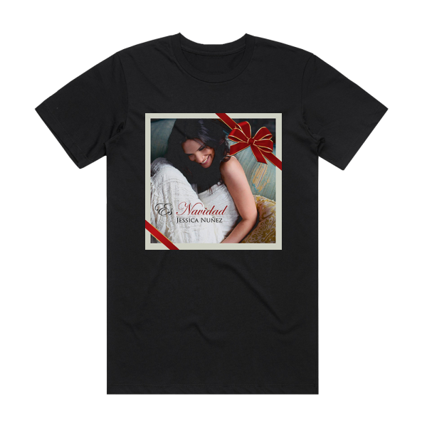 Jessica Nunez Es Navidad Album Cover T-Shirt Black