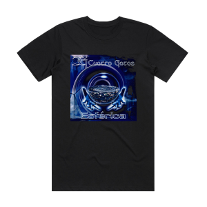 Cuatro Gatos Esfrica Album Cover T-Shirt Black