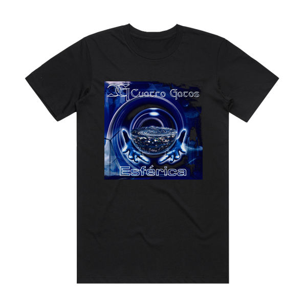 Cuatro Gatos Esfrica Album Cover T-Shirt Black