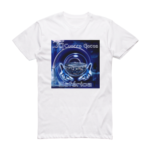 Cuatro Gatos Esfrica Album Cover T-Shirt White