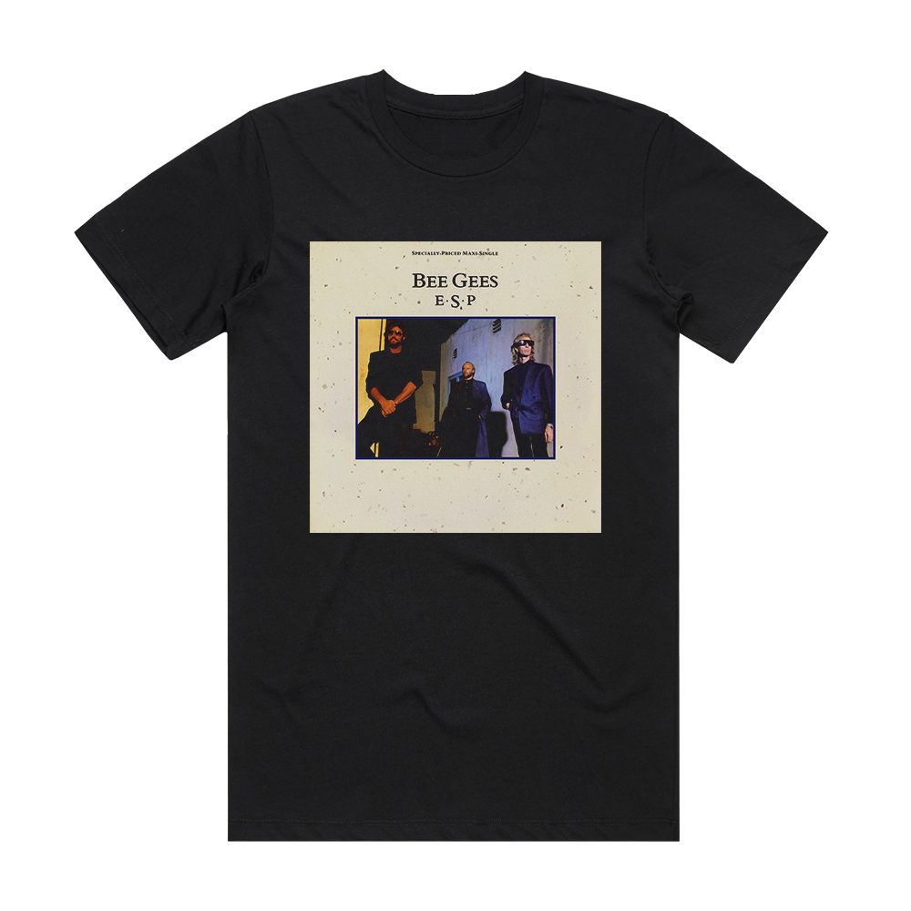 Bee Gees Esp Album Cover T-Shirt Black – ALBUM COVER T-SHIRTS