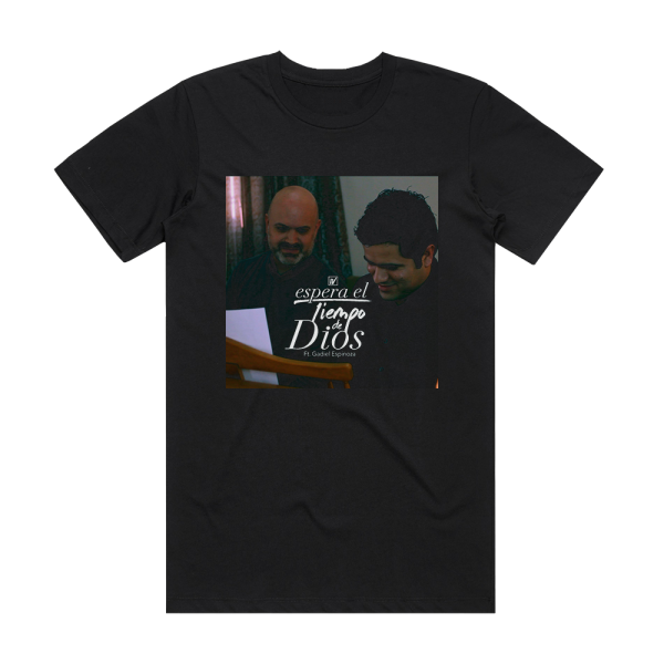 Isaac Valdez Espera El Tiempo De Dios Album Cover T-Shirt Black