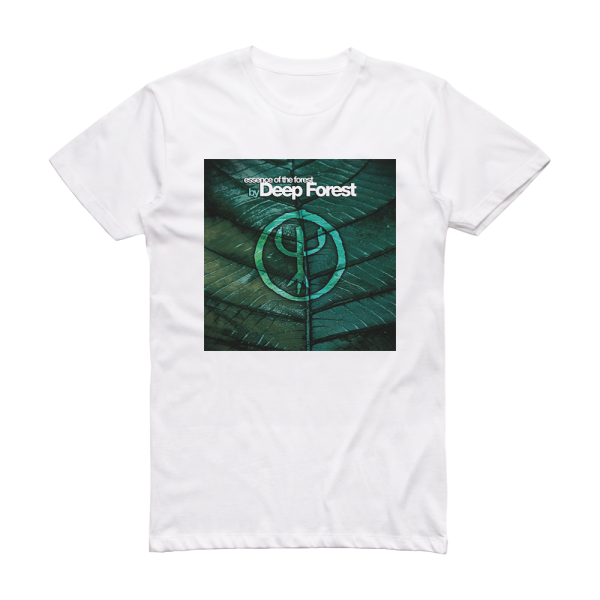 Deep Forest Essence Of The Forest Album Cover T-Shirt White