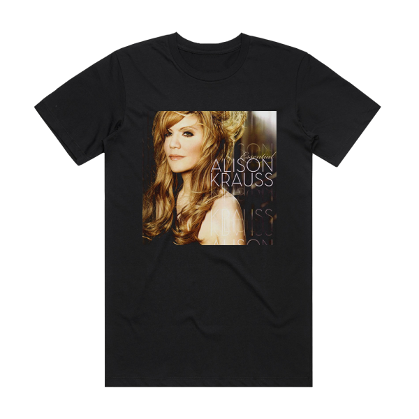 Alison Krauss Essential Album Cover T-Shirt Black