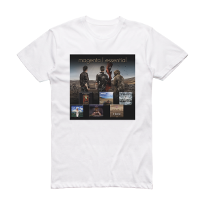 Magenta Essential Album Cover T-Shirt White