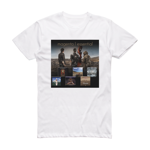 Magenta Essential Album Cover T-Shirt White