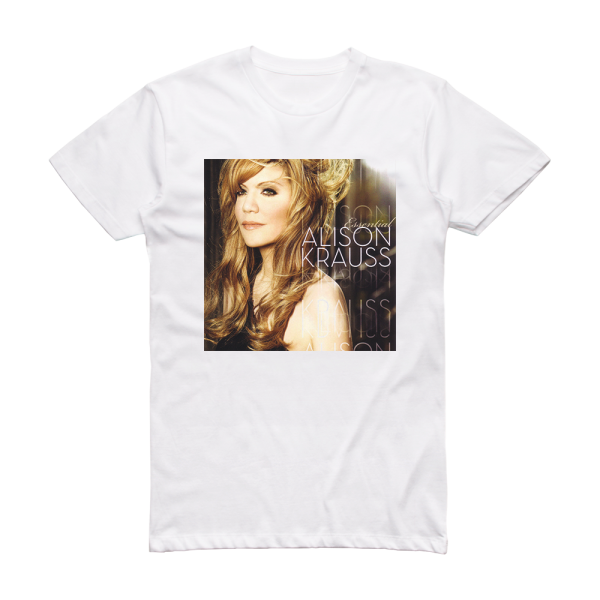 Alison Krauss Essential Album Cover T-Shirt White