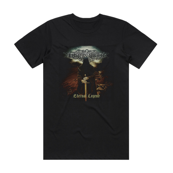 Moongates Guardian Eternal Legend 1 Album Cover T-Shirt Black