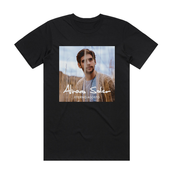 Alvaro Soler Eterno Agosto Album Cover T-Shirt Black