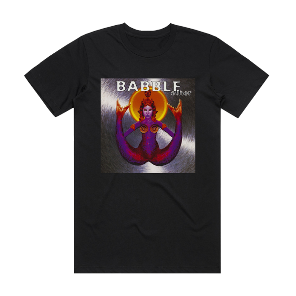 Babble Ether Album Cover T-Shirt Black