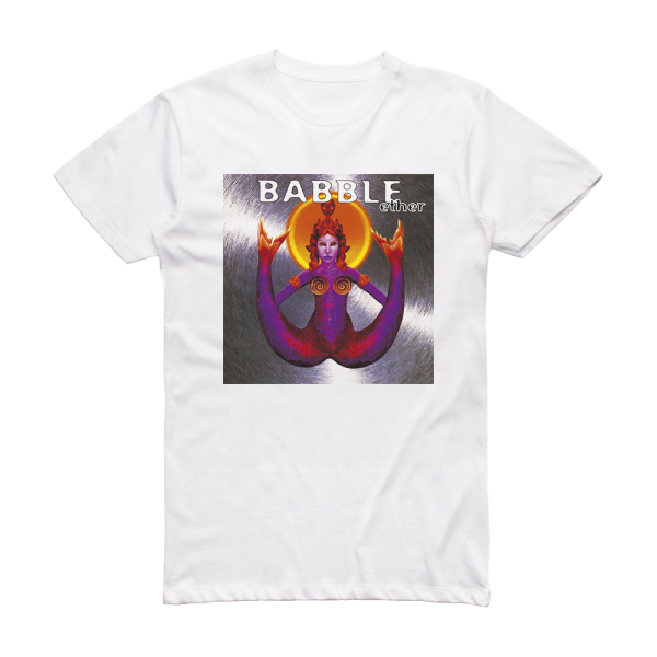 Babble Ether Album Cover T-Shirt White