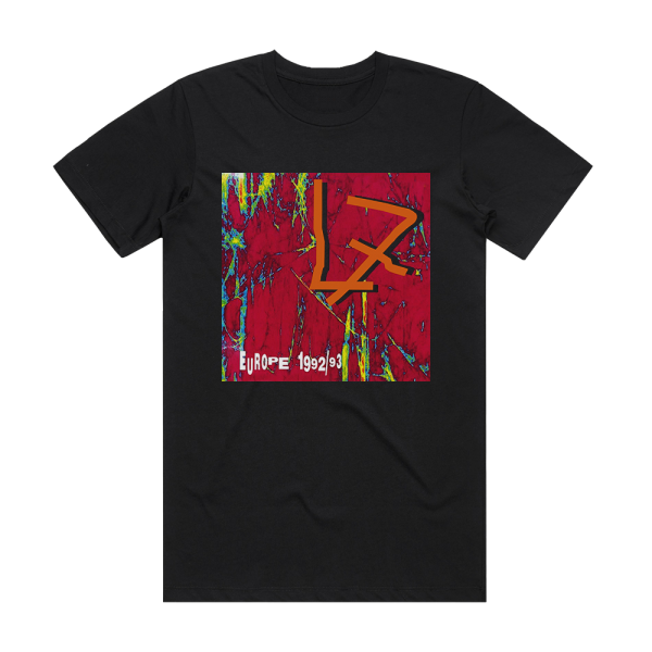 L7 Europe 1992 Album Cover T-Shirt Black