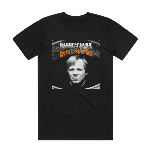 Barry McGuire Eve Of Destruction Album Cover T-Shirt Black