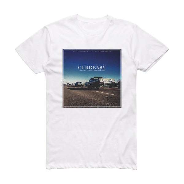 Currensy Even More Saturday Night Car Tunes Album Cover T-Shirt White