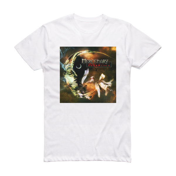 Mercenary Everblack Album Cover T-Shirt White