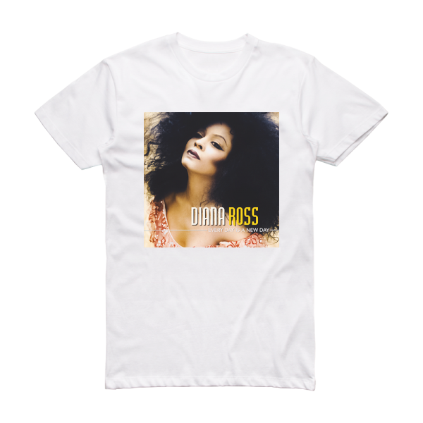 Diana Ross Every Day Is A New Day 2 Album Cover T-Shirt White