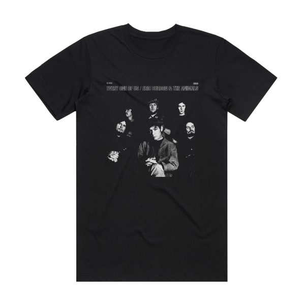 Eric Burdon and The Animals Every One Of Us Album Cover T-Shirt Black