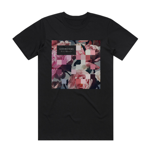 CHVRCHES Every Open Eye 1 Album Cover T-Shirt Black