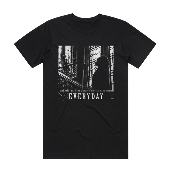 ASAP Rocky Everyday Album Cover T-Shirt Black