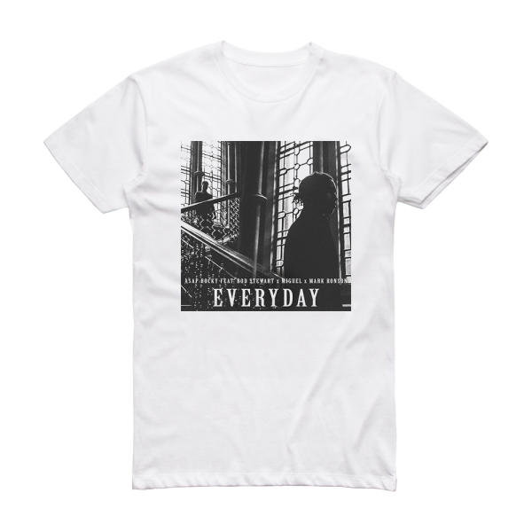 ASAP Rocky Everyday Album Cover T-Shirt White