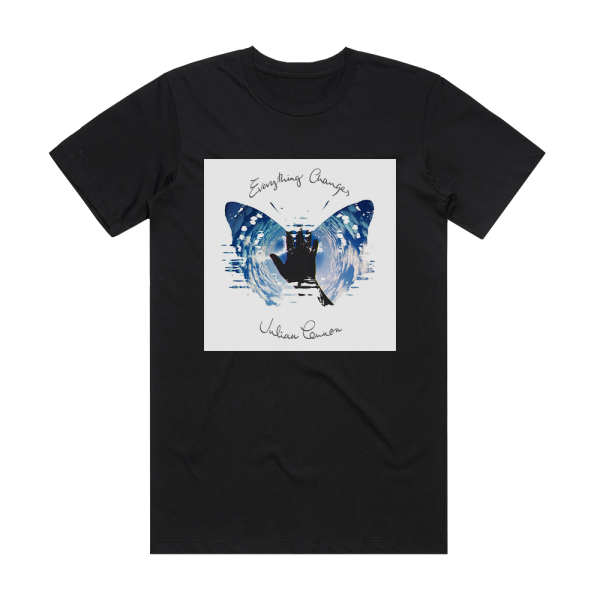 Julian Lennon Everything Changes Album Cover T-Shirt Black