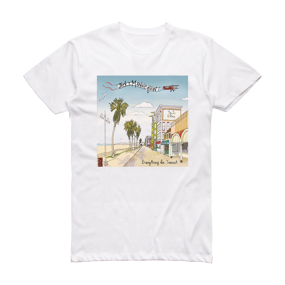 Jacks Mannequin Everything In Transit Album Cover T-Shirt White – ALBUM ...