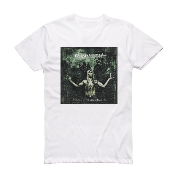 Eluveitie Evocation I The Arcane Dominion Album Cover T-Shirt White