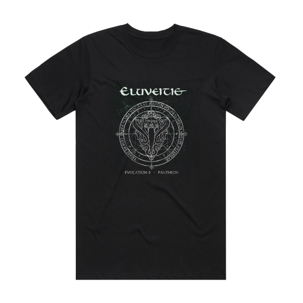 Eluveitie Evocation Ll  Pantheon Album Cover T-Shirt Black