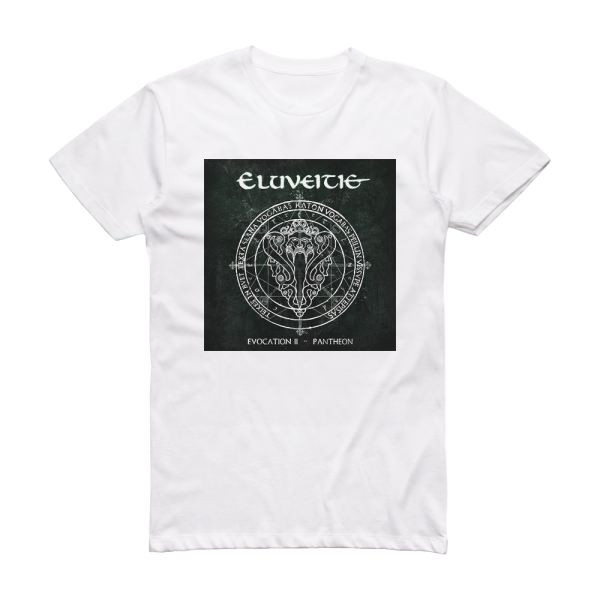 Eluveitie Evocation Ll  Pantheon Album Cover T-Shirt White