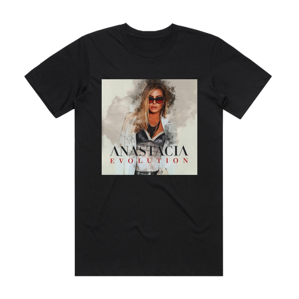 Anastacia Evolution Album Cover T-Shirt Black