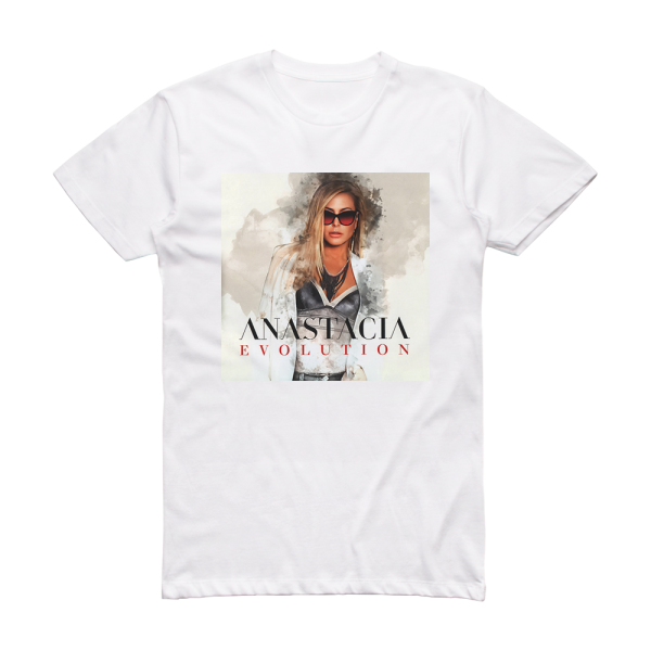 Anastacia Evolution Album Cover T-Shirt White