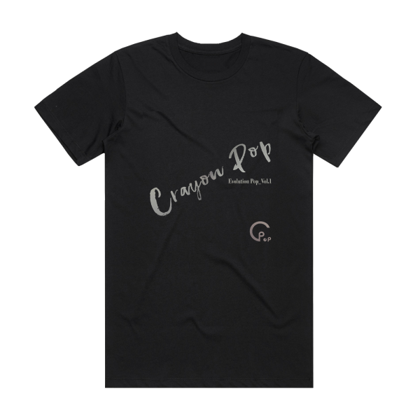 Crayon Pop Evolution Popvol1 Album Cover T-Shirt Black