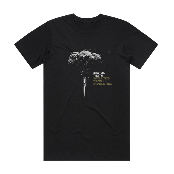Brutal Truth Evolution Through Revolution 2 Album Cover T-Shirt Black