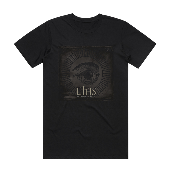 Eths Ex Umbra In Solem Album Cover T-Shirt Black