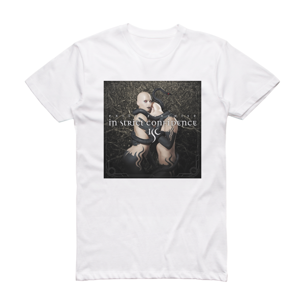 In Strict Confidence Exile Paradise Album Cover T-Shirt White