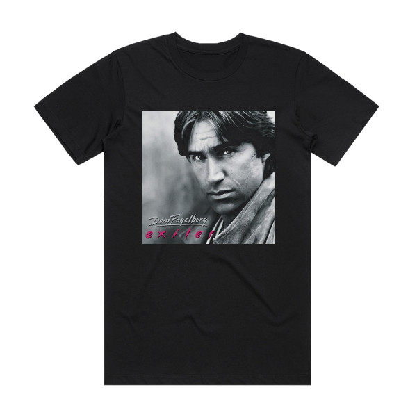 Dan Fogelberg Exiles Album Cover T-Shirt Black