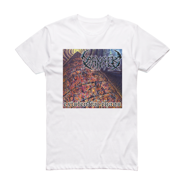 Arkaik Existential Chaos Album Cover T-Shirt White