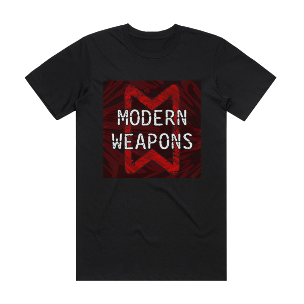 Modern Weapons Expansion Pack Album Cover T-Shirt Black