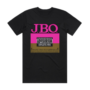 J B O Explizite Lyrik Album Cover T-Shirt Black