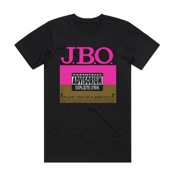 J B O Explizite Lyrik Album Cover T-Shirt Black