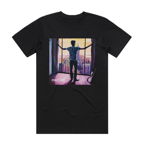 Aynsley Lister Eyes Wide Open Album Cover T-Shirt Black