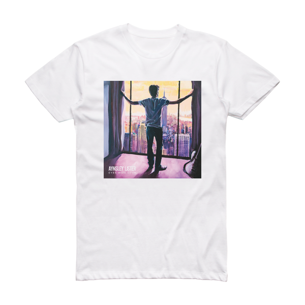 Aynsley Lister Eyes Wide Open Album Cover T-Shirt White